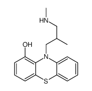 10-[2-methyl-3-(methylamino)propyl]phenothiazin-1-ol结构式