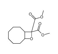 dimethyl (1S,8R)-9-oxabicyclo[6.2.0]decane-10,10-dicarboxylate结构式