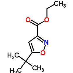 Ethyl 5-(tert-butyl)isoxazole-3-carboxylate Structure