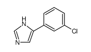 1H-Imidazole, 5-(3-chlorophenyl) Structure