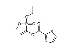 1-diethoxyphosphorylethenyl thiophene-2-carboxylate结构式