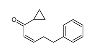 1-cyclopropyl-5-phenylpent-2-en-1-one结构式