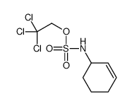 2,2,2-trichloroethyl N-cyclohex-2-en-1-ylsulfamate结构式