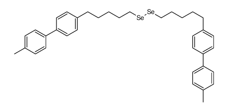 1-methyl-4-[4-[5-[5-[4-(4-methylphenyl)phenyl]pentyldiselanyl]pentyl]phenyl]benzene结构式