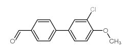 4-(3-Chloro-4-methoxyphenyl)benzaldehyde结构式