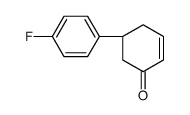 (5R)-5-(4-fluorophenyl)cyclohex-2-en-1-one结构式