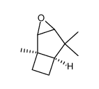(1R,6R)-1,5,5-trimethyl-3-oxatricyclo[4.2.0.02,4]octane结构式