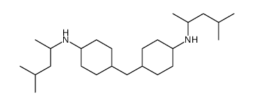 N-(4-methylpentan-2-yl)-4-[[4-(4-methylpentan-2-ylamino)cyclohexyl]methyl]cyclohexan-1-amine Structure
