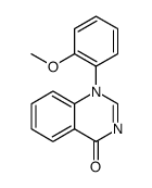 4(1H)-Quinazolinone, 1-(2-methoxyphenyl)结构式