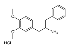 1-(3,4-dimethoxyphenyl)-3-phenylpropan-2-amine,hydrochloride结构式