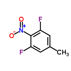 1,3-Difluoro-5-methyl-2-nitrobenzene structure