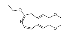 2-ethoxy-7,8-dimethoxy-1H-3-benzazepine结构式