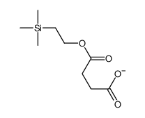 4-oxo-4-(2-trimethylsilylethoxy)butanoate结构式
