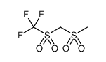 Methane, trifluoro[[(methylsulfonyl)methyl]sulfonyl] Structure