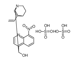 (8α,9R)-10,11-dihydro-8'-nitrocinchonan-9-ol, salt with sulphuric acid (1:2) Structure