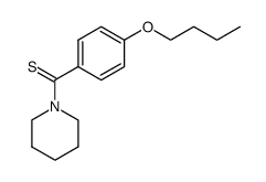 1-(4-butoxy-thiobenzoyl)-piperidine Structure