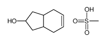 2,3,3a,4,7,7a-hexahydro-1H-inden-2-ol,methanesulfonic acid Structure