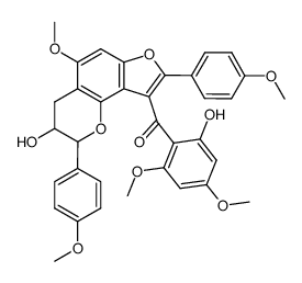 daphnodorin B 4',5,6'',8'',14''-pentamethyl ether结构式