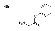 S-phenyl 2-aminoethanethioate,hydrobromide Structure