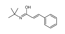 N-tert-butyl-3-phenylprop-2-enamide结构式