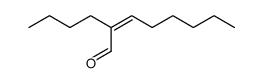 2-butyl-2-octenal Structure