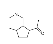 1-Acetyl-2-dimethylaminomethyl-3-methyl-cyclopentan Structure