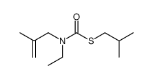 ethyl-methallyl-thiocarbamic acid S-isobutyl ester结构式