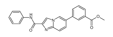 methyl 3-[2-(anilinocarbonyl)imidazo[1,2-a]pyridin-6-yl]benzoate Structure