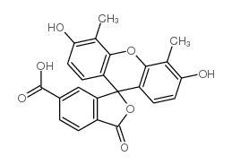 6-carboxy-4',5'-dimethylfluorescein结构式