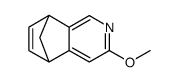 3-methoxy-5,8-dihydro-5,8-methanoisoquinoline结构式