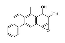 8,9-Dihydro-8,9-dihydroxy-10,11-epoxy-7-methylbenz(a)anthracene结构式