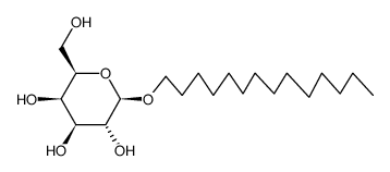 tetradecyl β-D-galactopyranoside Structure