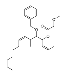 [(2E,7E)-6-methyl-5-phenylmethoxytetradeca-2,7-dien-4-yl] 2-methoxyacetate结构式