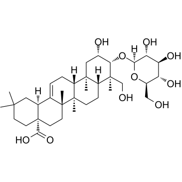 贝萼皂苷元 3-O-beta-D-吡喃葡萄糖苷图片