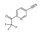 6-(2,2,2-trifluoroacetyl)pyridine-3-carbonitrile Structure