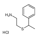 2-(1-phenylethylsulfanyl)ethanamine,hydrochloride结构式