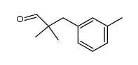 2,2-dimethyl-3-(3-methylphenyl)-propionaldehyde结构式