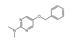 2-dimethylamino-5-benzyloxypyrimidine结构式