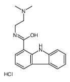 N-[2-(dimethylamino)ethyl]-9H-carbazole-1-carboxamide,hydrochloride结构式