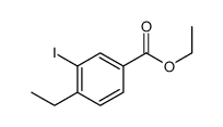 Ethyl 4-ethyl-3-iodobenzoate Structure