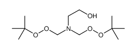 2-[bis(tert-butylperoxymethyl)amino]ethanol Structure