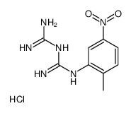 1-(2-METHYL-5-NITROPHENYL)BIGUANIDE HYDROCHLORIDE结构式