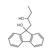 1-(9-hydroxy-9-fluorenyl)-2-butanol Structure