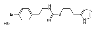 3-(1H-Imidazol-4-yl)propyl N-[2-(4-bromophenyl)ethyl]carbamimidot hioate hydrobromide (1:1) Structure