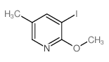 3-碘-2-甲氧基-5-甲基吡啶结构式
