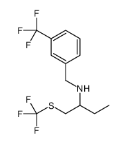 N-[3-(Trifluoromethyl)benzyl]-1-[(trifluoromethyl)sulfanyl]-2-but anamine结构式