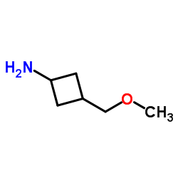 3-(methoxymethyl)cyclobutan-1-amine结构式