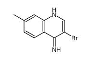 4-Amino-3-bromo-7-methylquinoline结构式