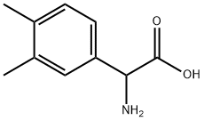 2-amino-2-(3,4-dimethylphenyl)acetic acid Structure