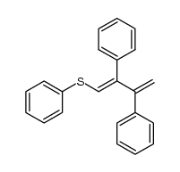 (E)-(2,3-diphenylbuta-1,3-dien-1-yl)(phenyl)sulfane Structure